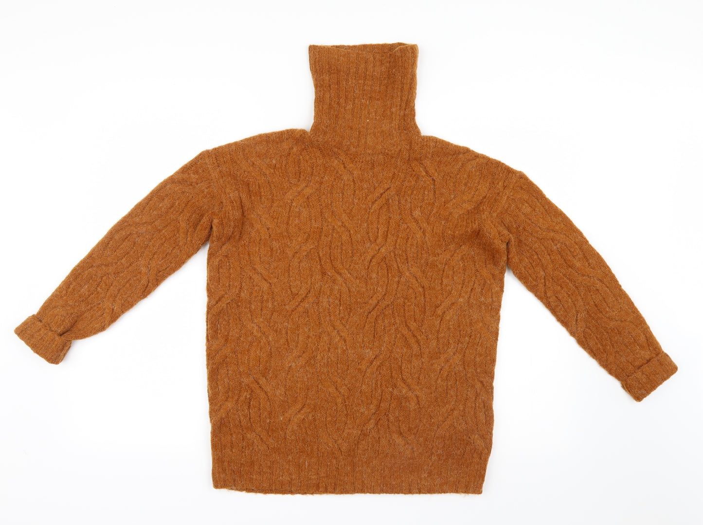 Marks and Spencer Womens Brown  Knit Pullover Jumper Size XS