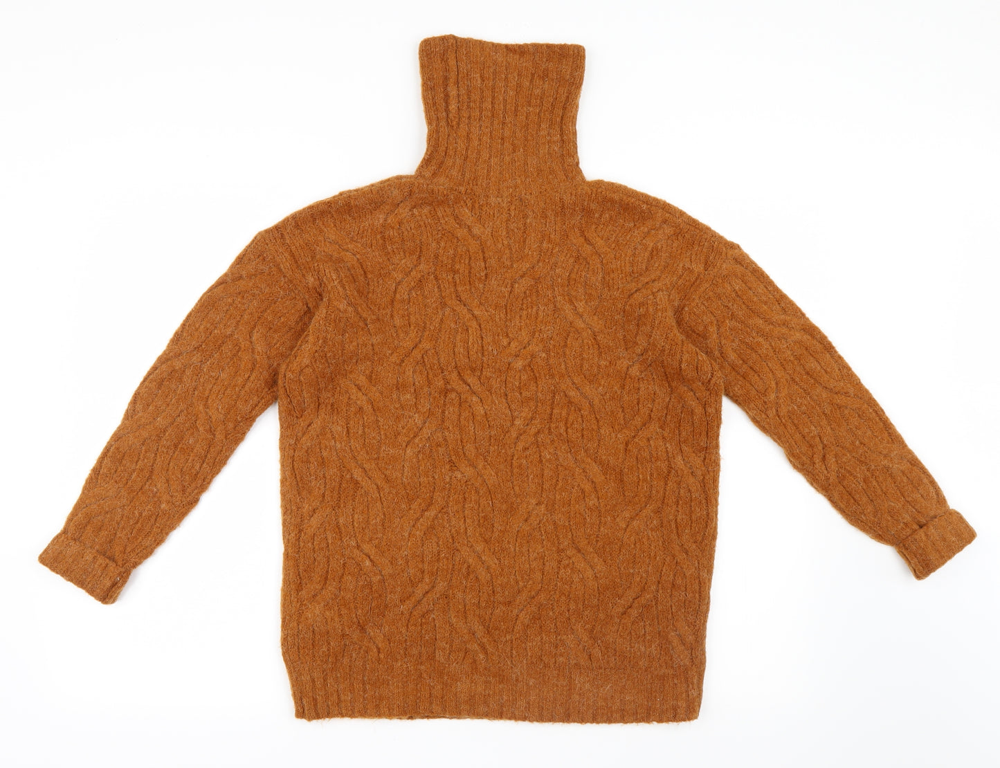 Marks and Spencer Womens Brown  Knit Pullover Jumper Size XS