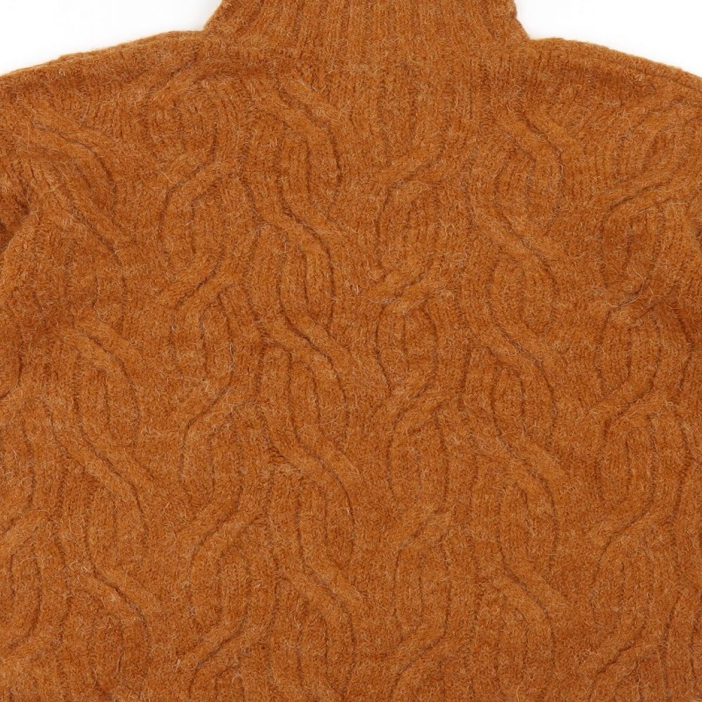 Marks and Spencer Womens Brown  Knit Pullover Jumper Size XS