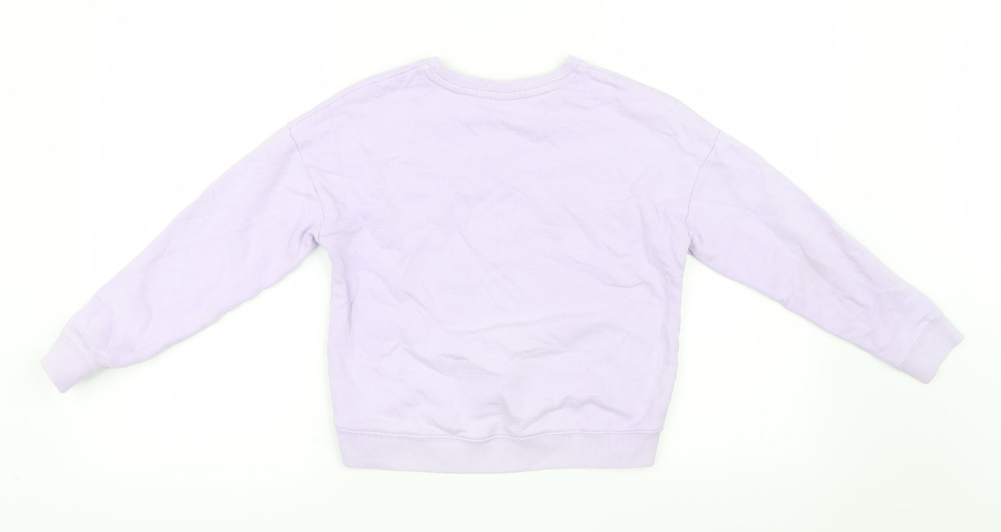 Tu  Girls Purple   Pullover Jumper Size 10 Years