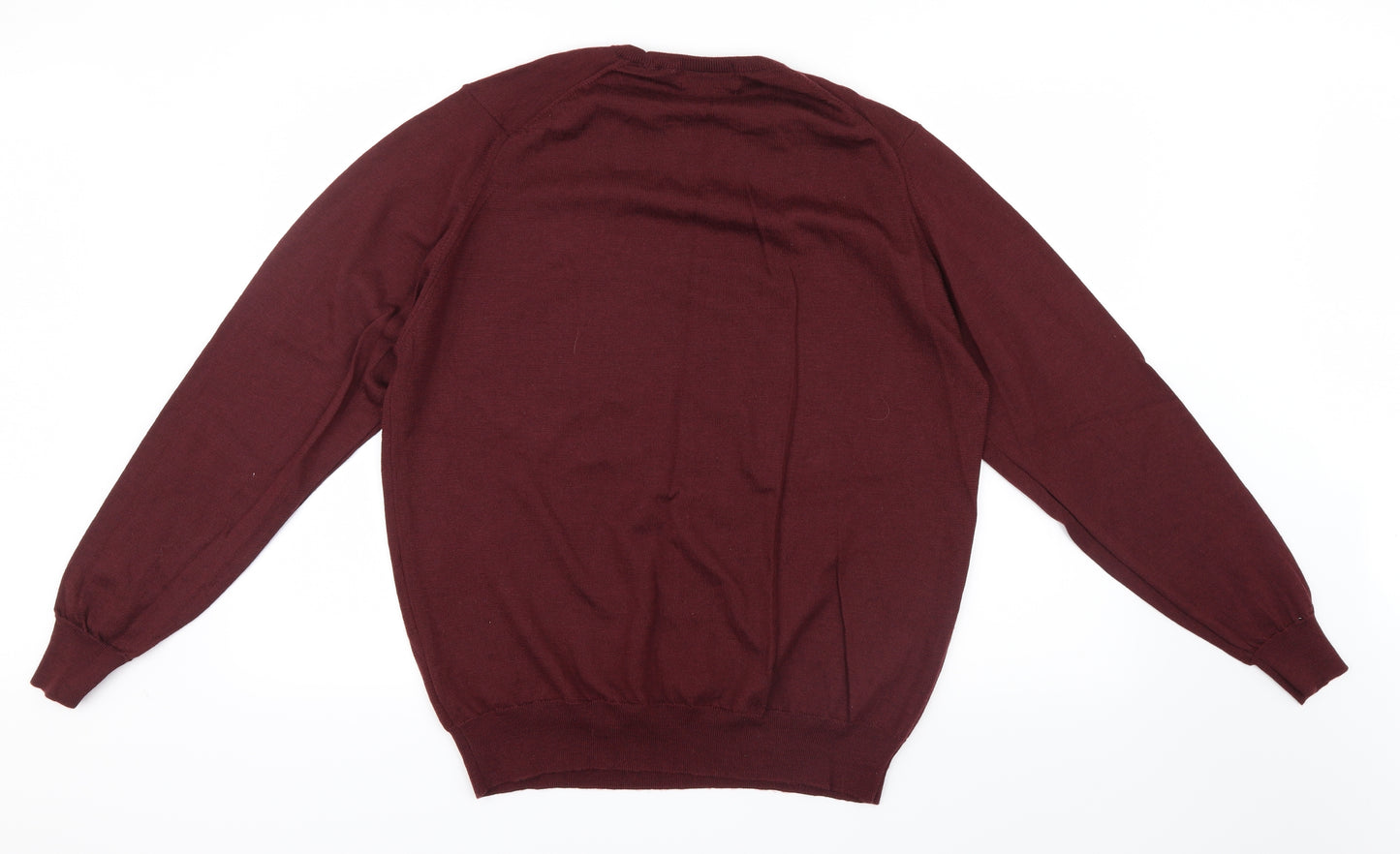 Marks and Spencer Mens Red  Knit Pullover Jumper Size L