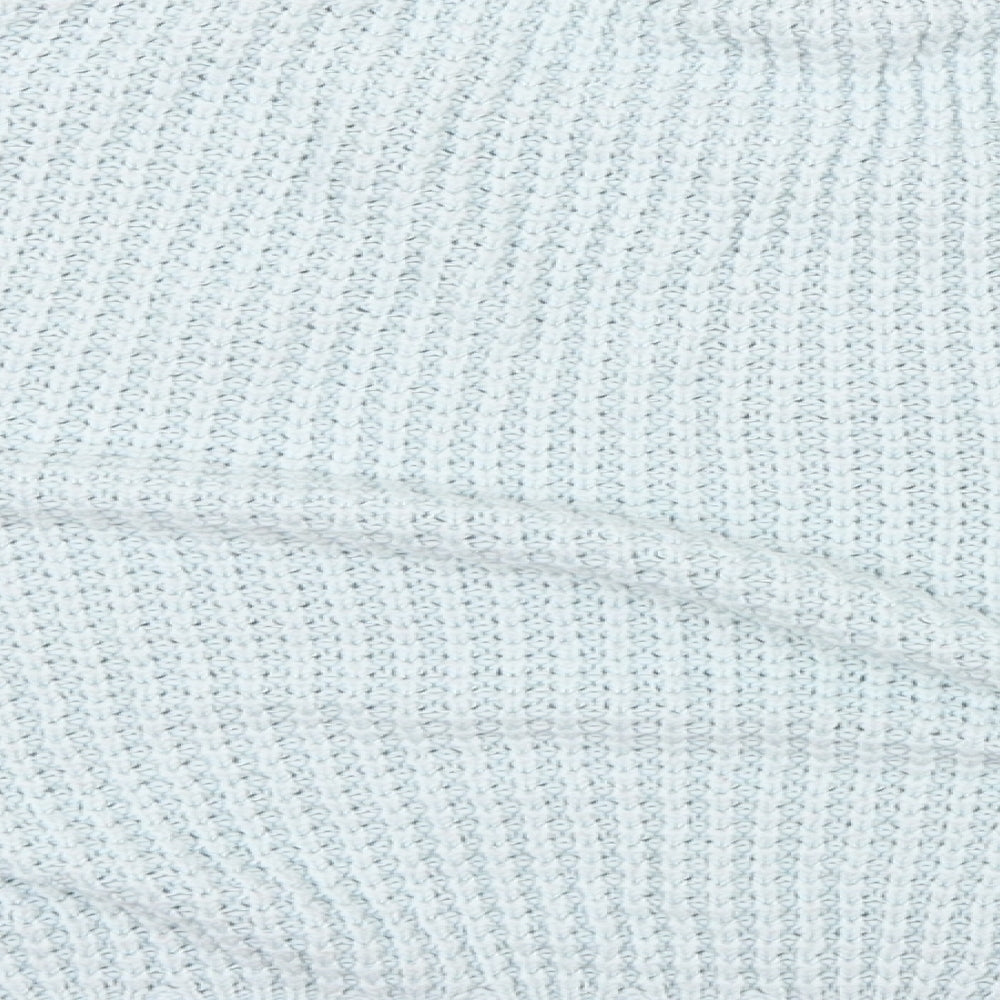 Topshop Womens Blue  Knit Pullover Jumper Size 4