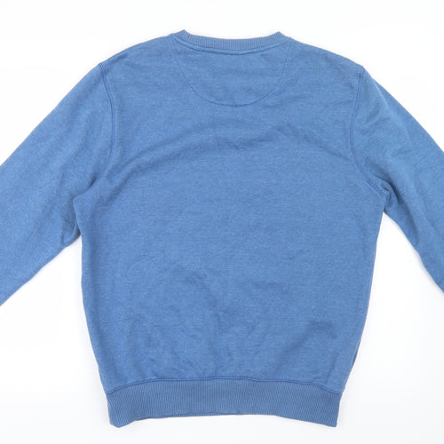 Easy Mens Blue   Pullover Jumper Size M