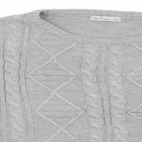 Blue Motion Womens Grey  Knit Pullover Jumper Size L