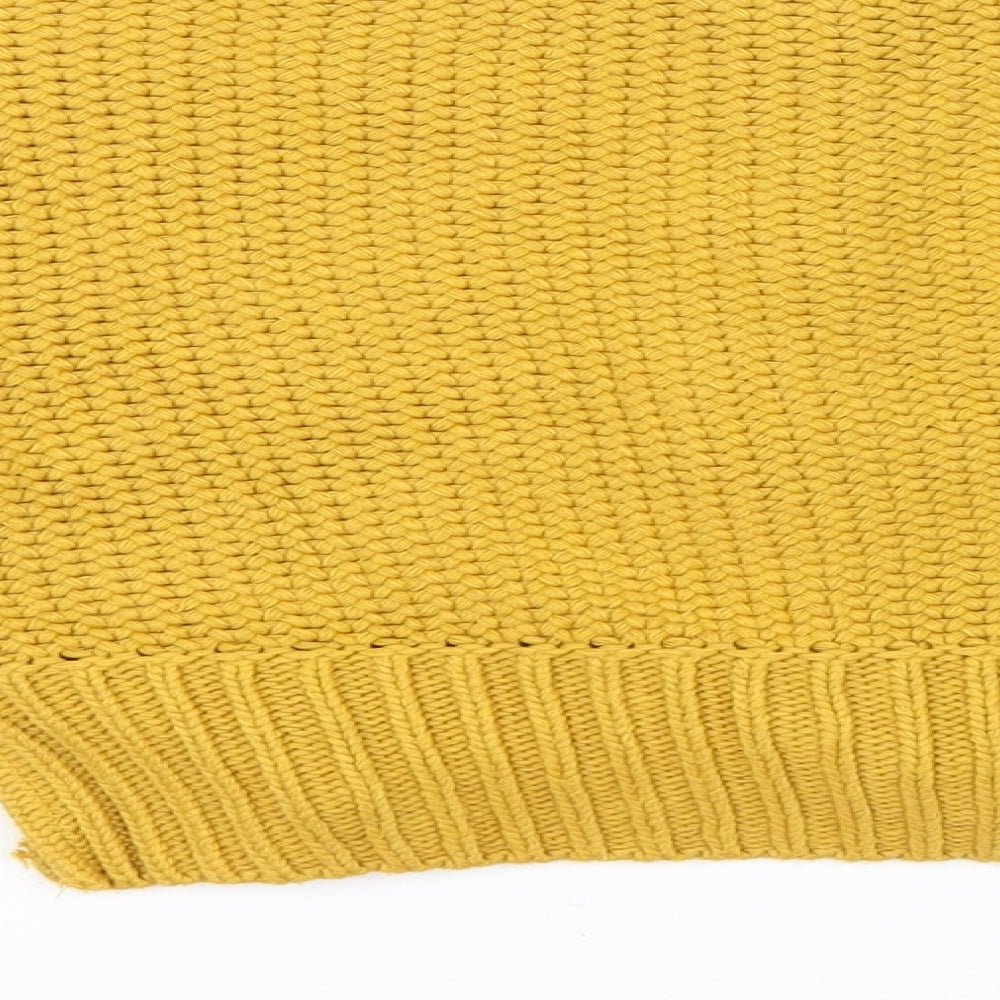Cooperative Womens Yellow  Knit Cardigan Jumper Size XS  - Cropped