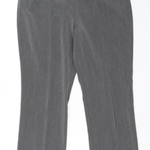 BM Womens Grey   Trousers  Size 12 L27 in