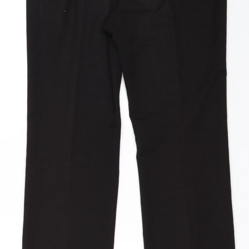 Preworn Womens Black   Trousers  Size 14 L32 in