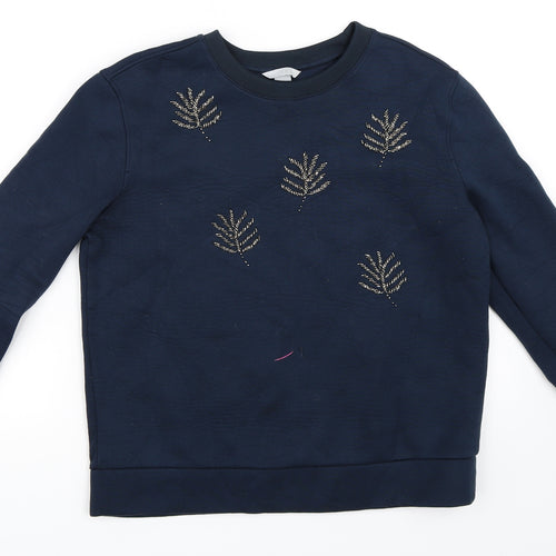 H&M Womens Blue   Pullover Sweatshirt Size S