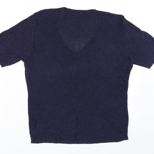 Marks and Spencer Womens Blue   Pullover Jumper Size 14