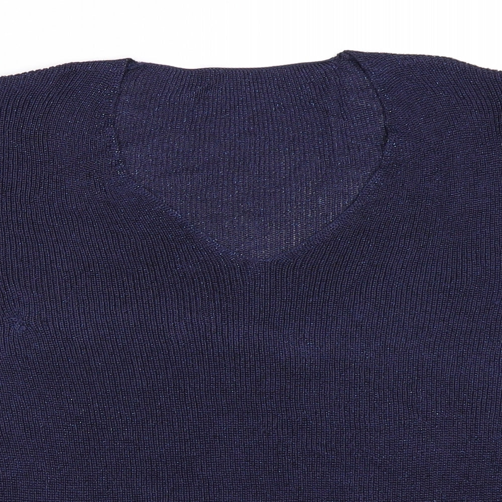 Marks and Spencer Womens Blue   Pullover Jumper Size 14