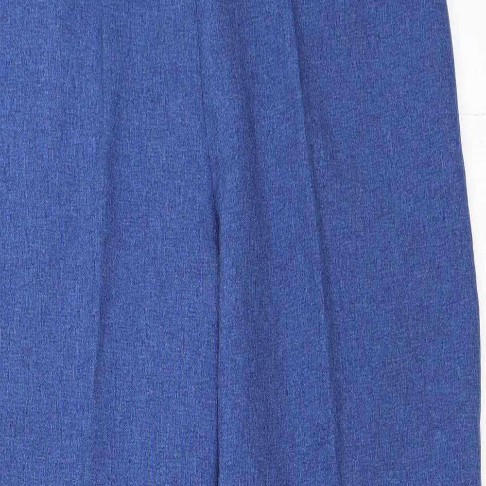 Preworn Womens Blue   Cropped Trousers Size 12 L25 in