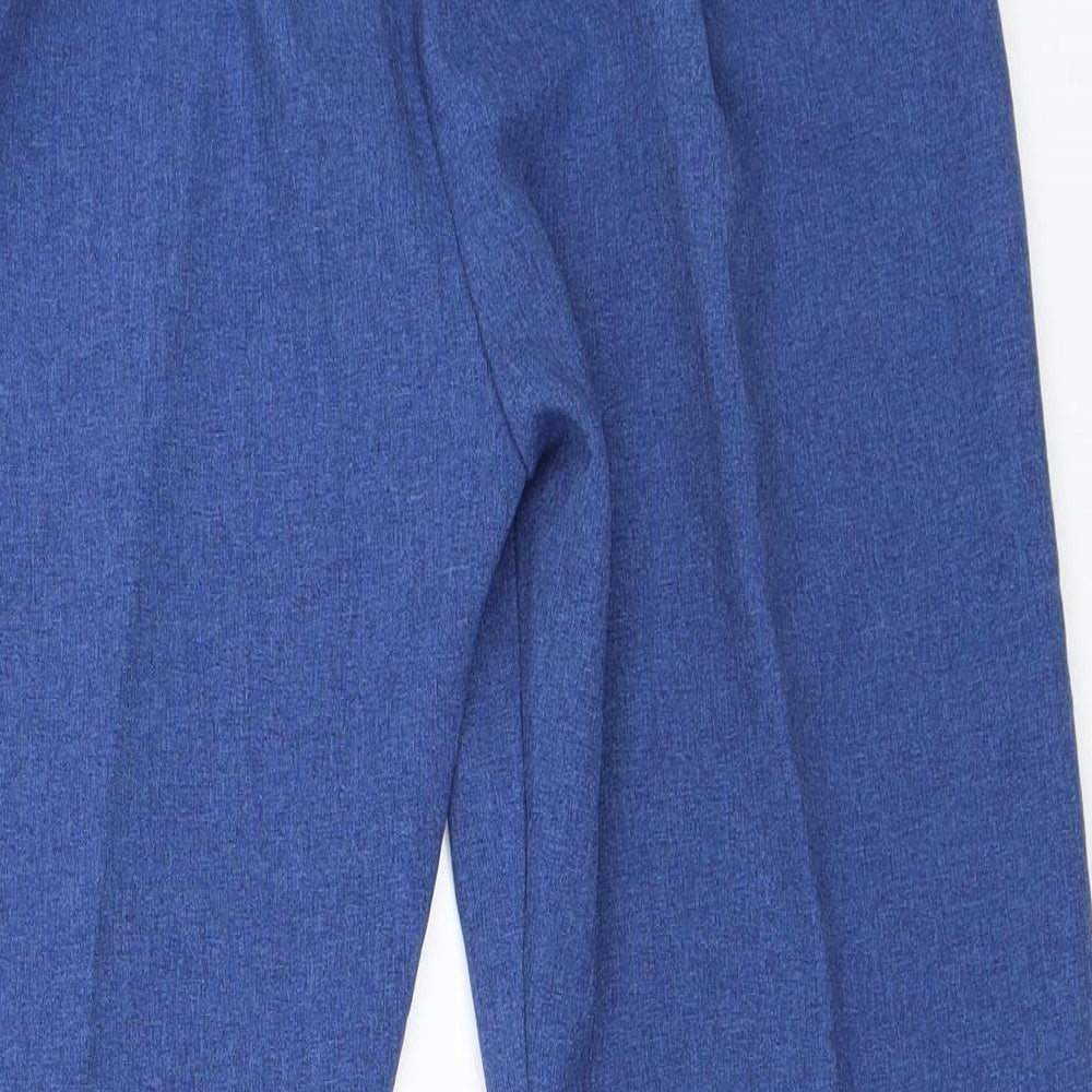 Preworn Womens Blue   Cropped Trousers Size 12 L25 in