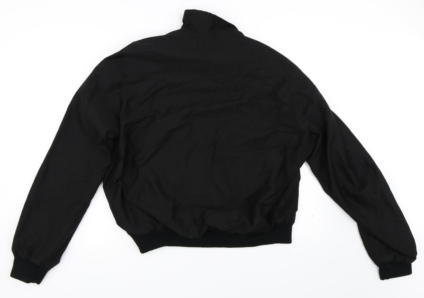 Preworn Womens Black   Bomber Jacket Jacket Size 2XL