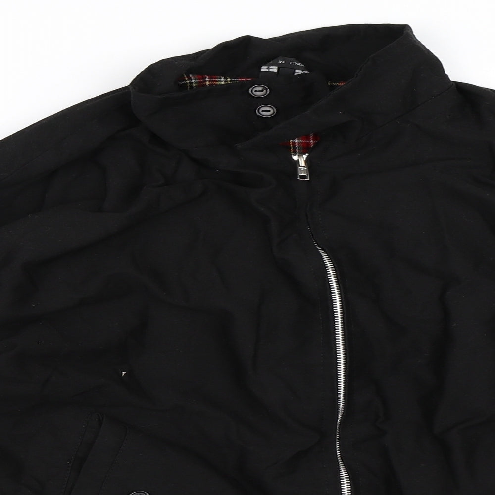 Preworn Womens Black   Bomber Jacket Jacket Size 2XL