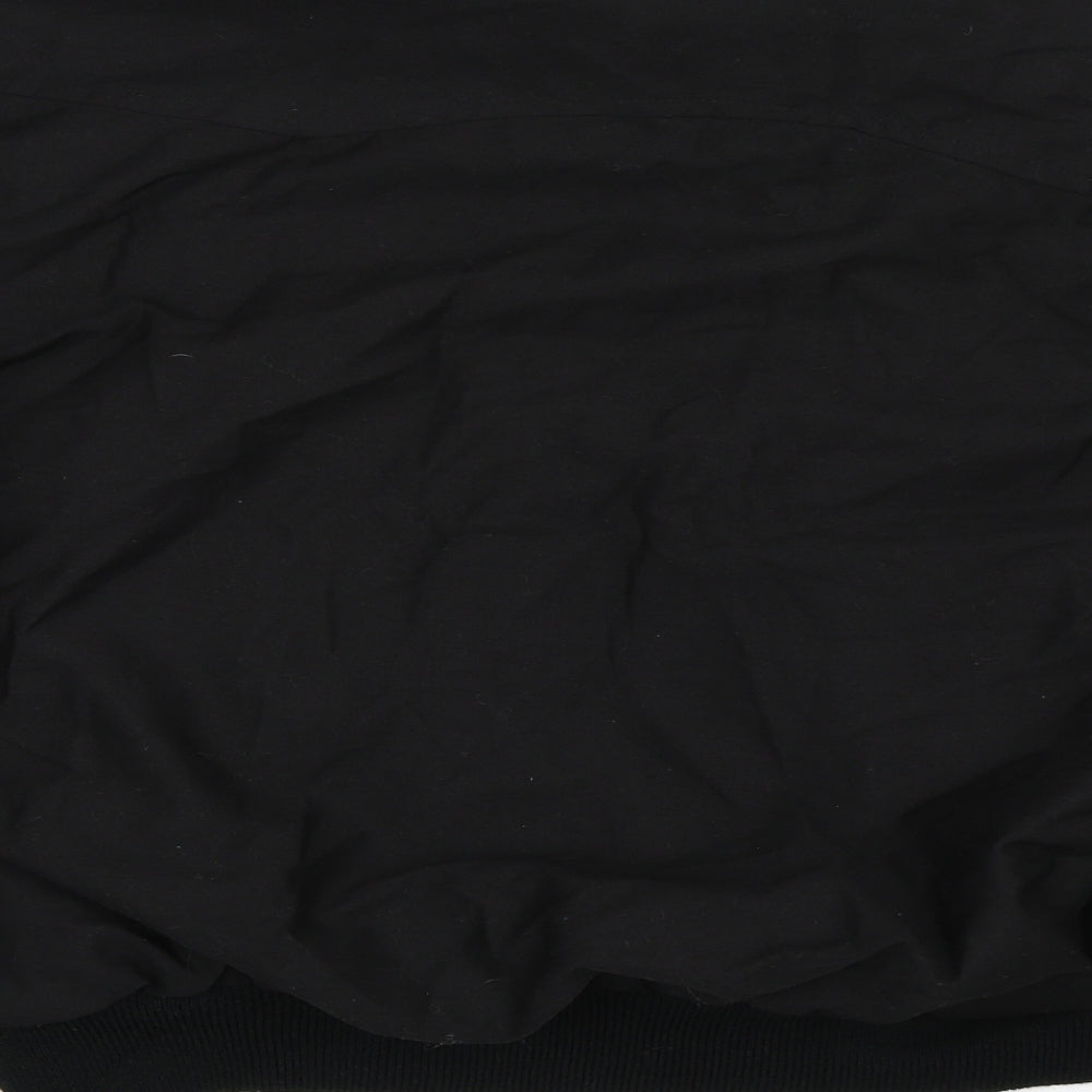 Preworn Womens Black   Bomber Jacket Jacket Size 2XL