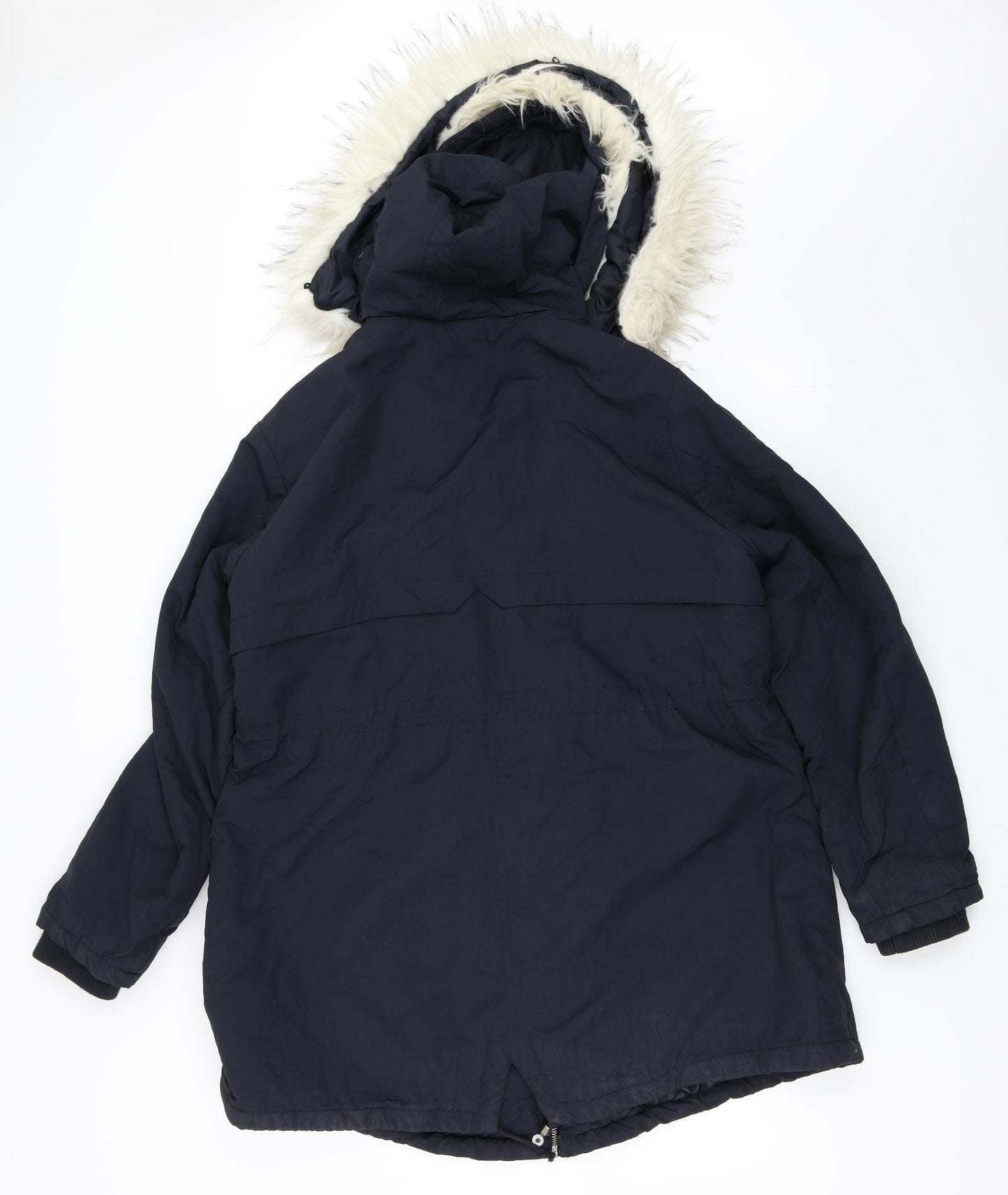 New Look Womens Blue   Parka Coat Size 18