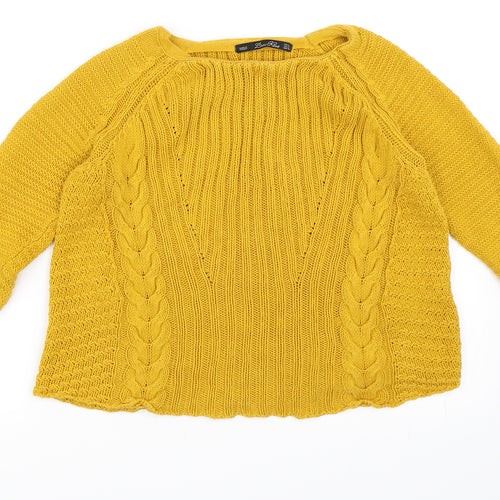 Preworn Womens Yellow   Pullover Jumper Size S