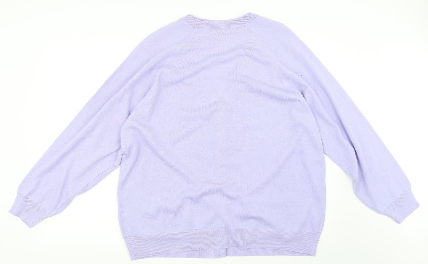 Classics Womens Purple   Cardigan Jumper Size 22