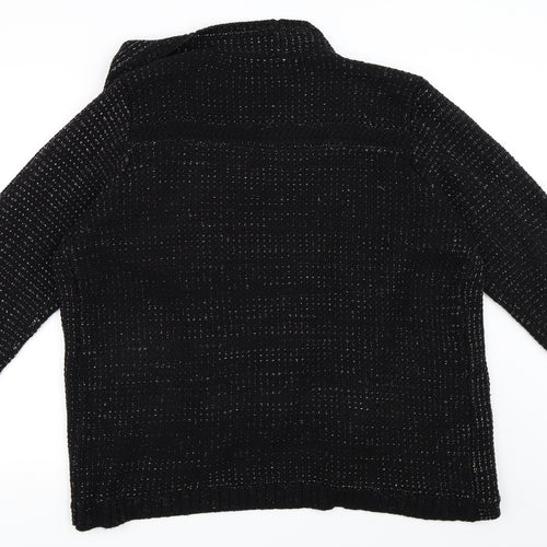 Soon Womens Black   Cardigan Jumper Size 20