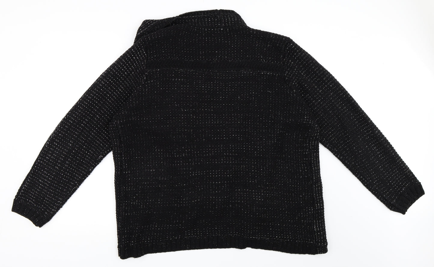 Soon Womens Black   Cardigan Jumper Size 20