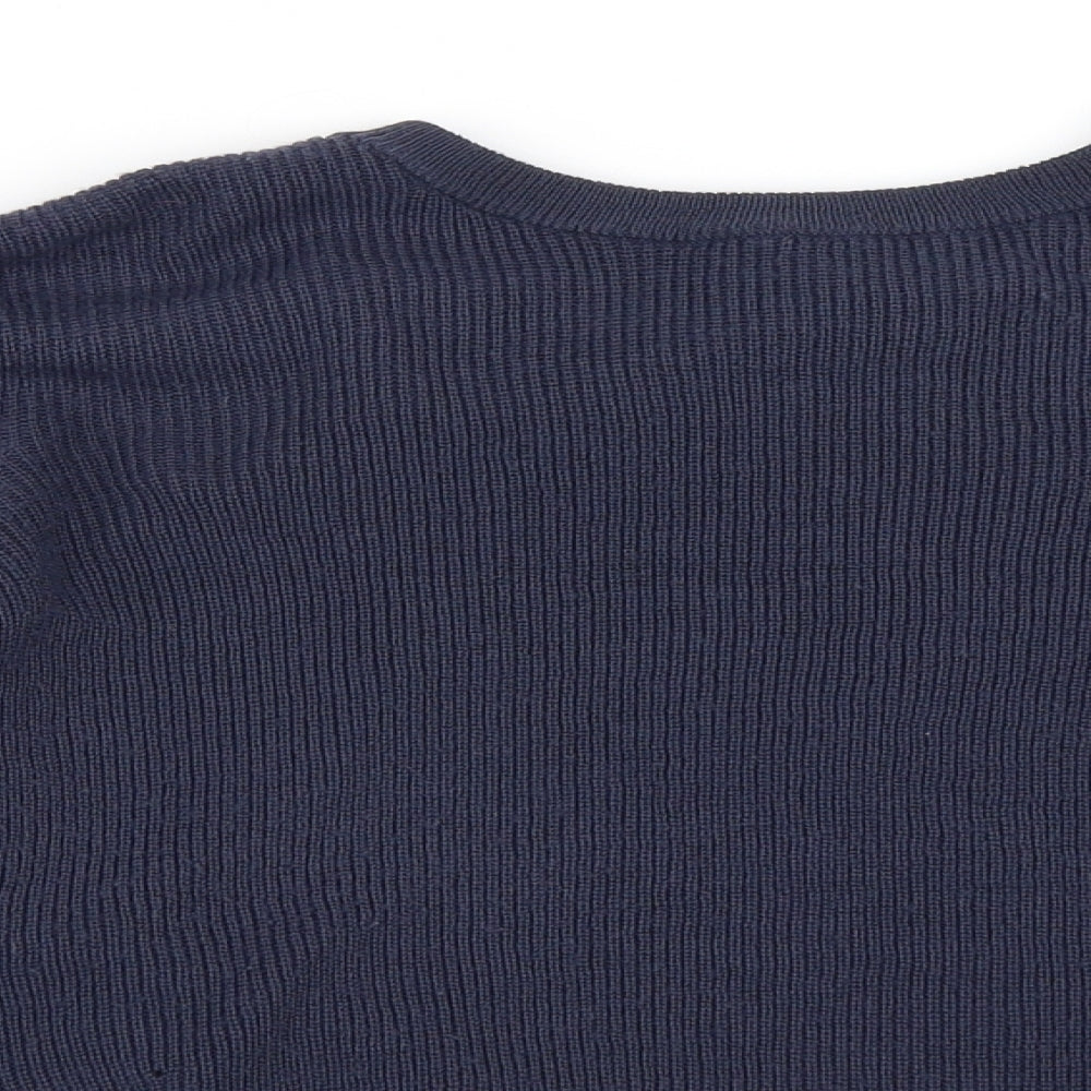 Mango Womens Blue   Pullover Jumper Size M