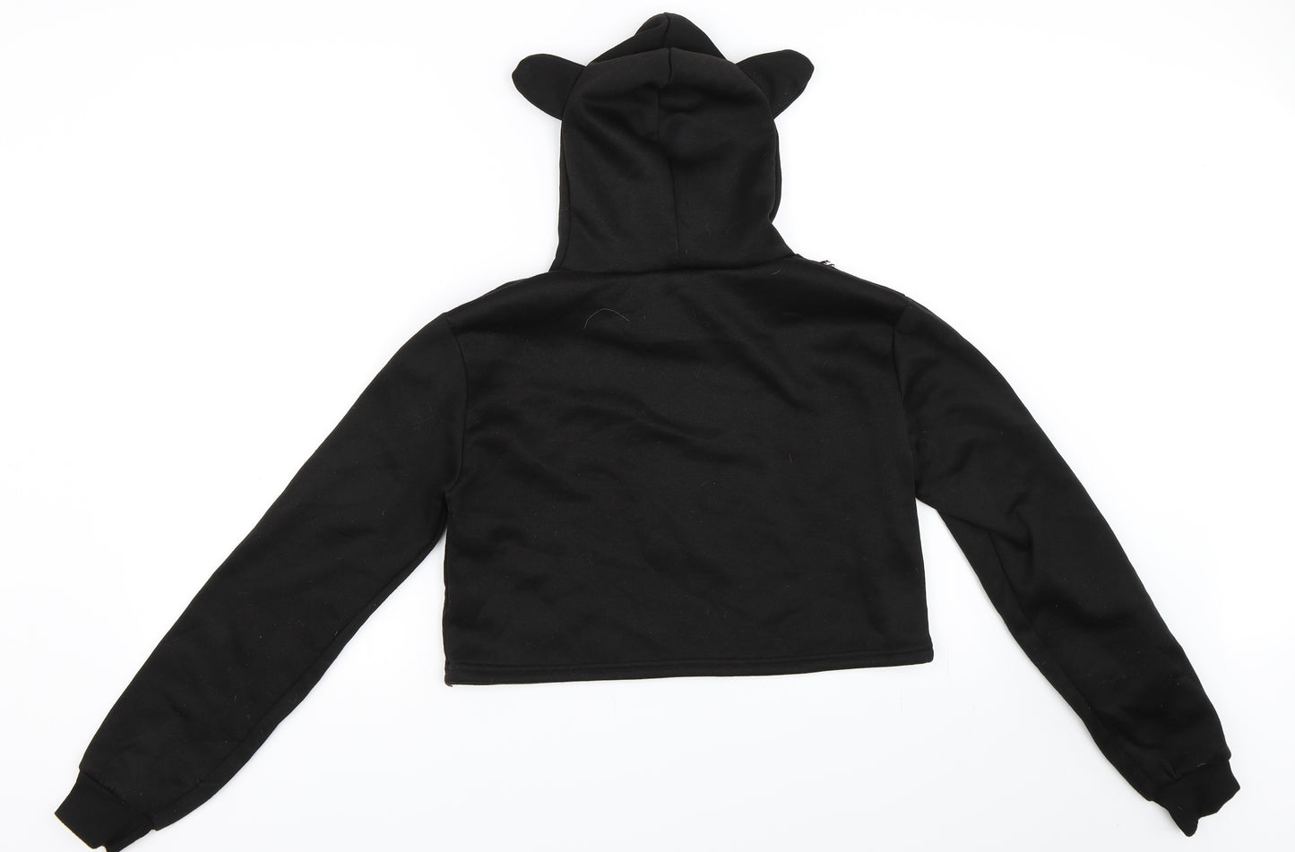 Preworn Womens Black   Pullover Hoodie Size M