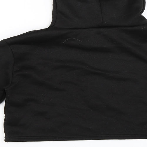Preworn Womens Black   Pullover Hoodie Size M