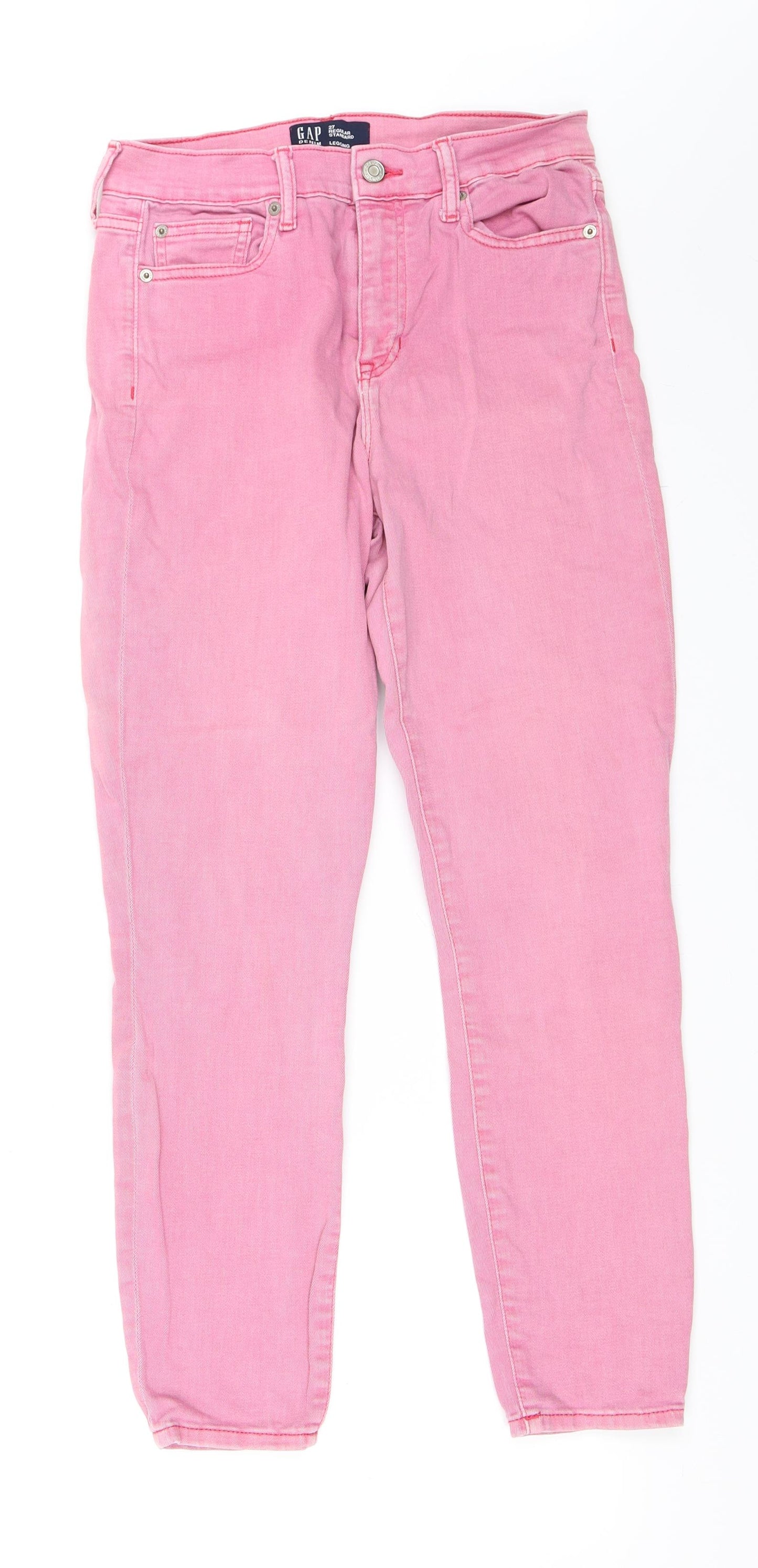 Gap Womens Pink  Denim Skinny Jeans Size 27 in L27 in