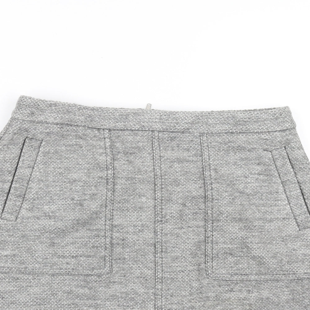 New Look Womens Grey   Straight & Pencil Skirt Size 12