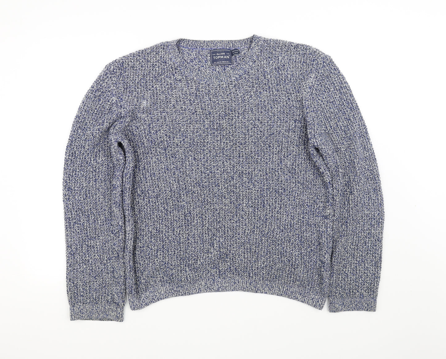 Topman Mens Grey   Pullover Sweatshirt Size L