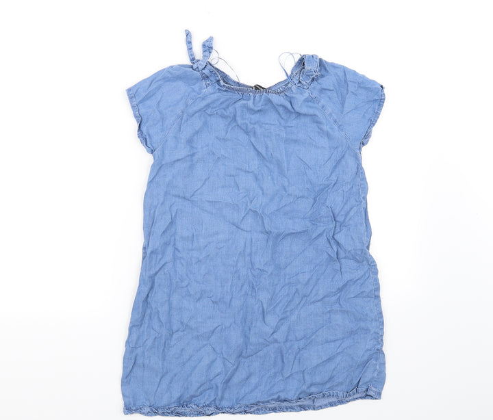 George Girls Blue Fit & Flare Size 8-9 Years