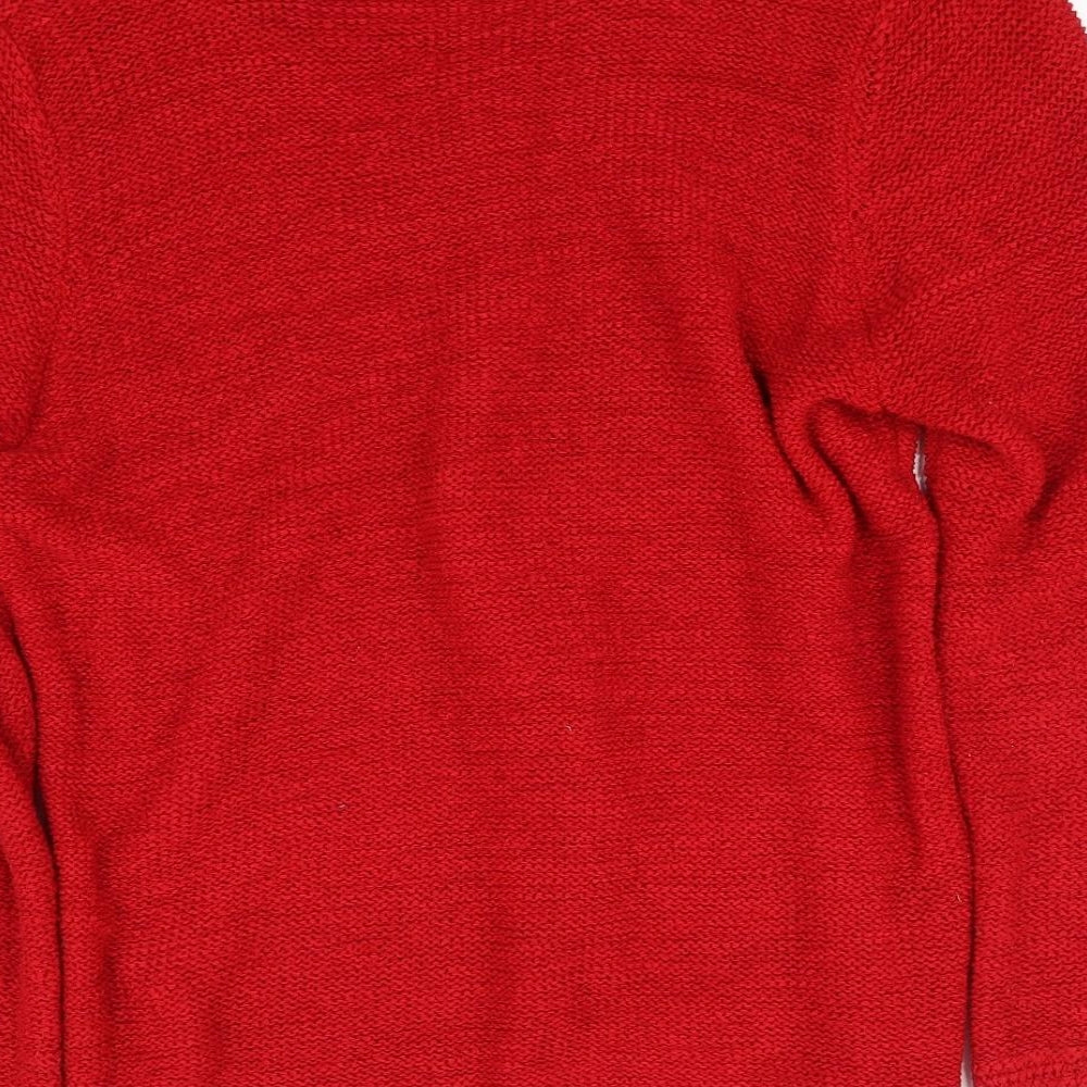 Per Una Womens Red   Cardigan Jumper Size XL