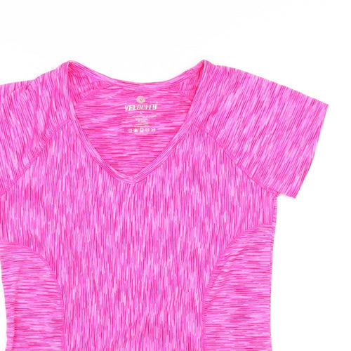 Velocity Womens Pink   Basic T-Shirt Size L