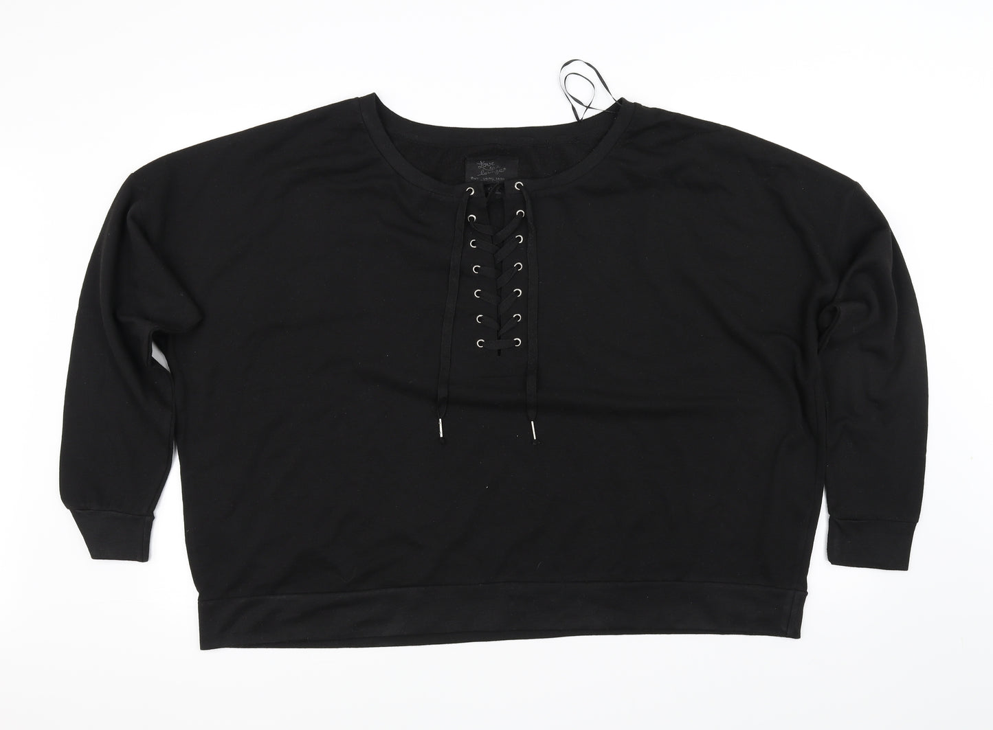 lenx  Womens Black   Pullover Jumper Size 18