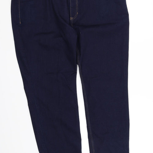 m&s Womens Blue   Straight Jeans Size 24 L31.5 in