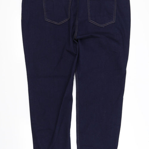 m&s Womens Blue   Straight Jeans Size 24 L31.5 in