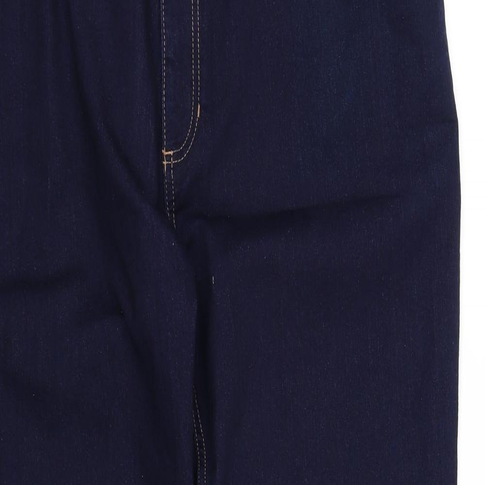 m&s Womens Blue   Straight Jeans Size 24 L31.5 in