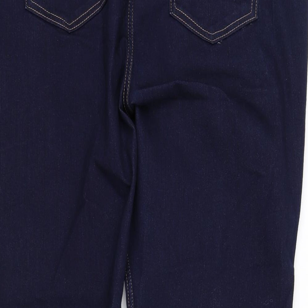 m&s Womens Blue   Straight Jeans Size 24 L31.5 in