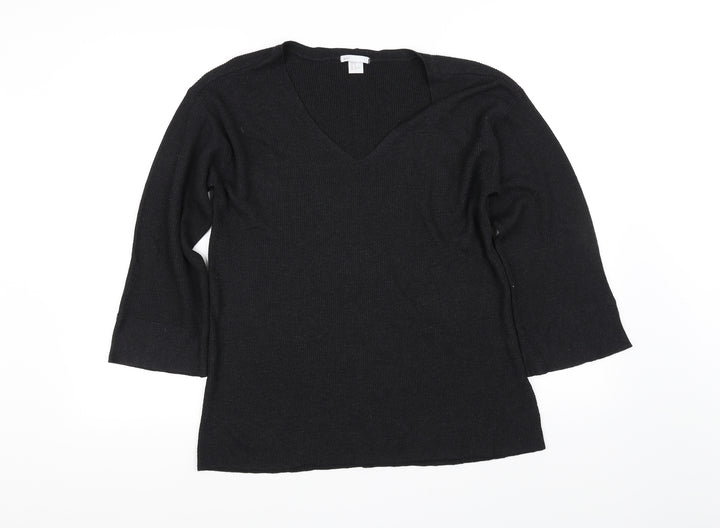 H&M Womens Black   Pullover Jumper Size M
