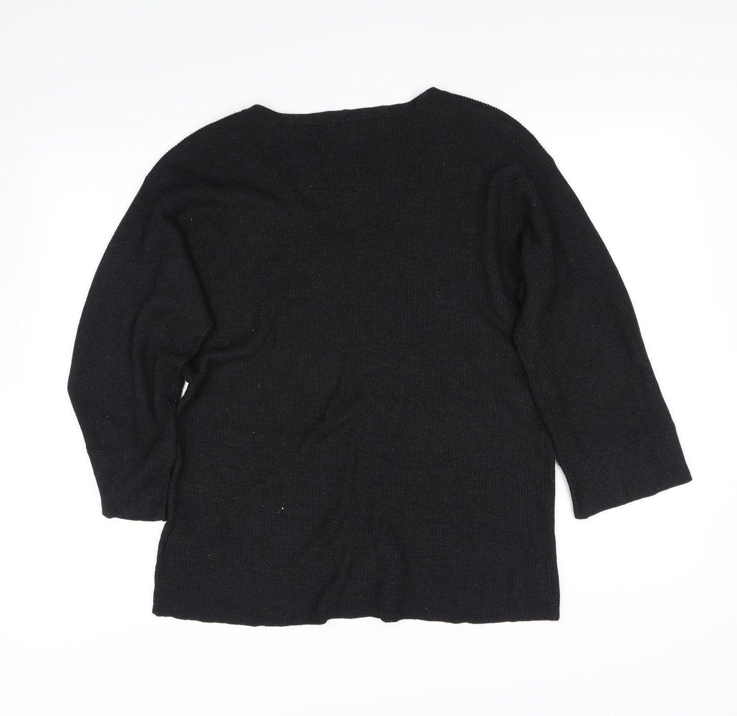 H&M Womens Black   Pullover Jumper Size M