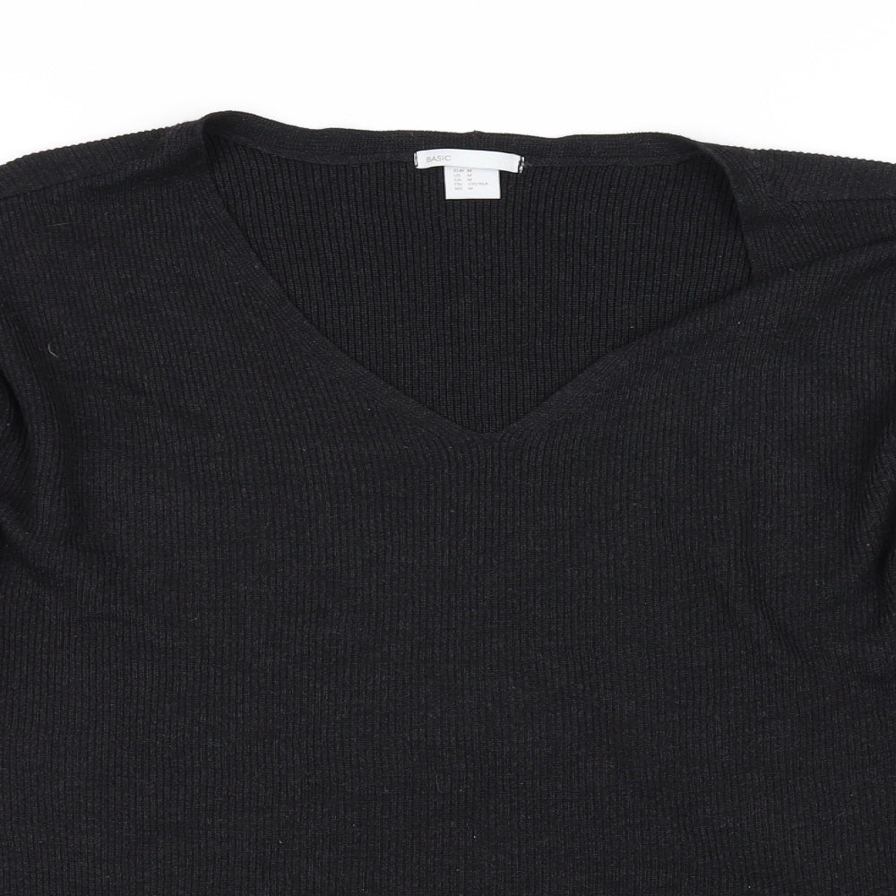 H&M Womens Black   Pullover Jumper Size M