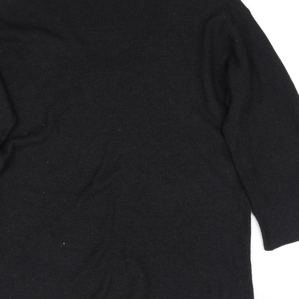H&M Womens Black   Pullover Jumper Size M