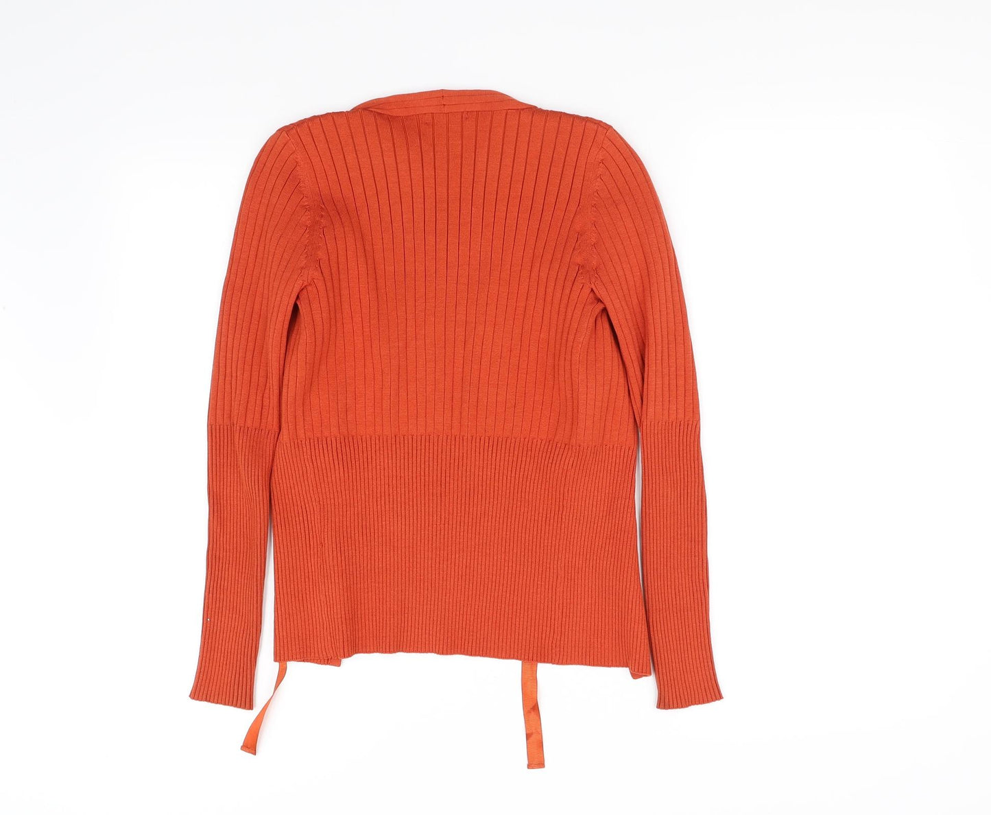 massino dutti Womens Orange   Cardigan Jumper Size S