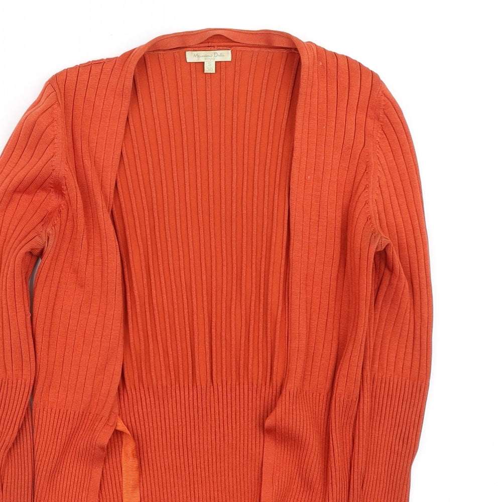 massino dutti Womens Orange   Cardigan Jumper Size S