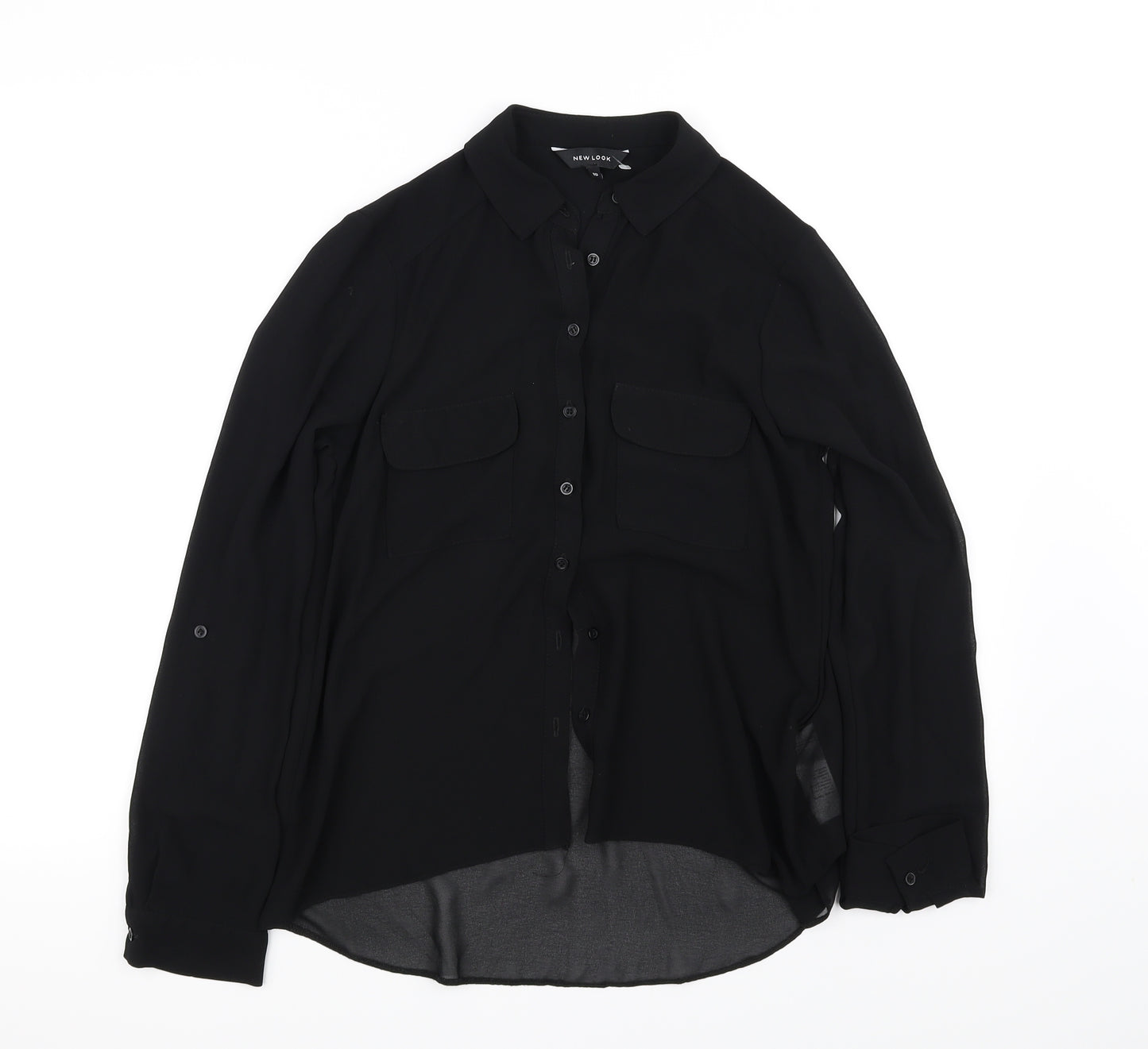 New Look Womens Black   Basic Blouse Size 10