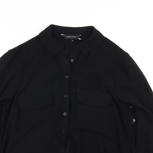 New Look Womens Black   Basic Blouse Size 10
