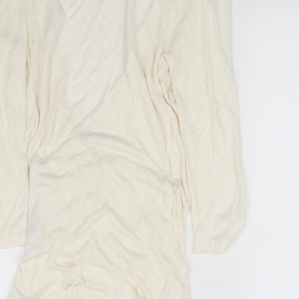H&M Womens White   Basic Blouse Size XS