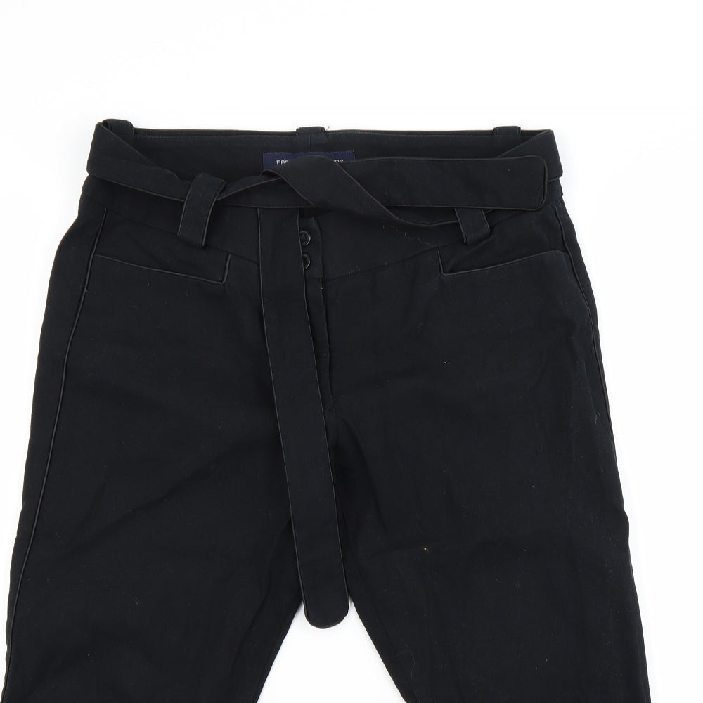 French Connection Womens Black   Pedal Pusher Trousers Size 12 L21 in