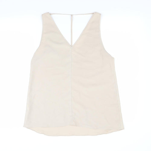 River Island Womens Beige   Basic Blouse Size 8