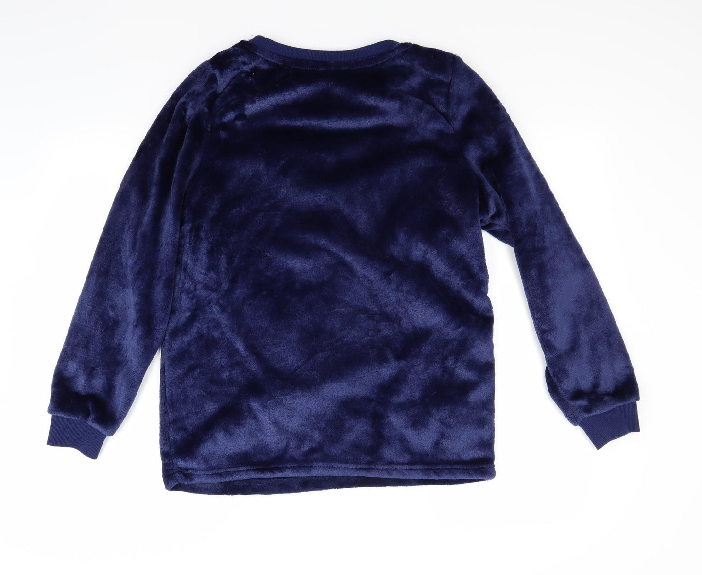 George Womens Blue  Fleece Top Pyjama Top Size 10  - Disney